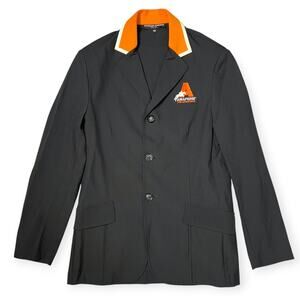 Charles Ancona Equestrian Show Jacket SIZE 38 US M EMBROIDERED USA